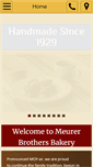 Mobile Screenshot of meurerbrothersbakery.com